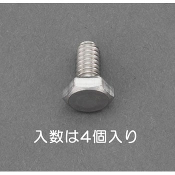 UNC 1/4 x 3/4 六角頭ボルト(ステンレス製/4本) - エスコ