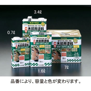 3.4L 油性・木部用塗料(透明) エスコ