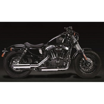 【送料800円】IRONHEAD HARLEY-DAVIDSON SPORTSTER XL1200/XL883(スポーツスター)04-13 HC1-3B 2本出 スリップオン マフラー ブラック