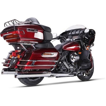 IRONHEAD(アイアンヘッド) HARLEY-DAVIDSON TOURING ROAD KING(ツーリング ロードキング)'06-'16 HC2-1C 2本出し スリップオン マフラー MAD MAX(マッドマックス)