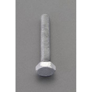 w3/8"x100mm 六角全ねじボルト(どぶメッキ/4本 エスコ