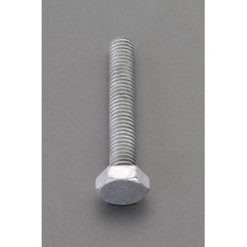 w3/8"x 50mm 六角全ねじボルト(どぶメッキ/4本 エスコ