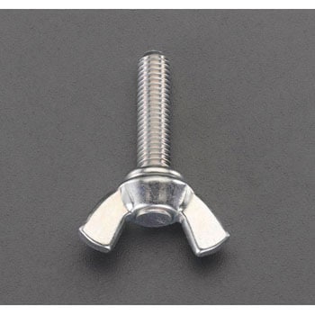 M 3x10mm 蝶ボルト(スチール製/4個) エスコ