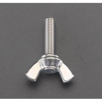 M 4x30mm 蝶ボルト(スチール製/6個) エスコ