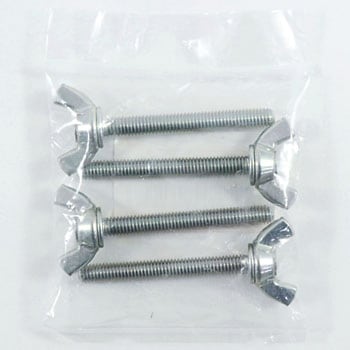 M 6x50mm 蝶ボルト(スチール製/4個) エスコ
