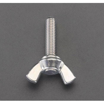 M 8x10mm 蝶ボルト(スチール製/4個) エスコ