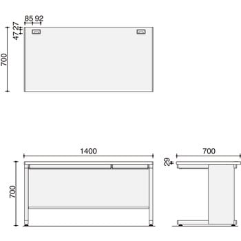 INVENT 平机(配送・組立サービス付き) コクヨ