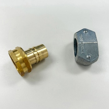 3/4"NH/5/8"x3/4" ホース継手(真鍮製) - エスコ