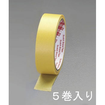 24mmx18m 塗装用マスキングテープ(5巻) エスコ