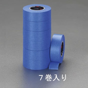 18mmx18m コンクリート・タイル用マスキングテープ(7巻) エスコ