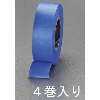 30mmx18m コンクリート・タイル用マスキングテープ(4巻) エスコ