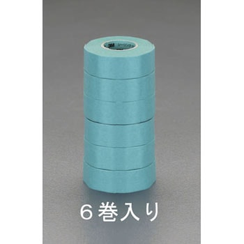 21mmx18m 粗面サイディング用マスキングテープ(6巻) エスコ