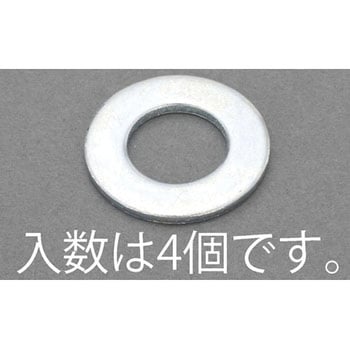 M24 平ワッシャー(ISO/ユニクロ/4枚) エスコ