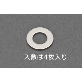 M  6 平ワッシャー(チタン/4枚) エスコ