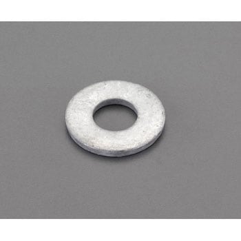 w3/8"x25x1.6mm 平ワッシャー(どぶメッキ/20枚) - エスコ
