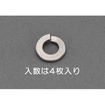 M6 スプリングワッシャー(チタン/4枚) エスコ