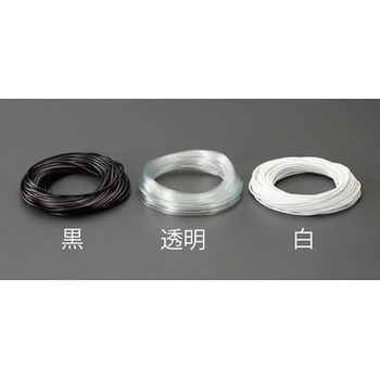 4.0x0.4mmx100m ビニール絶縁チューブ(透明 エスコ