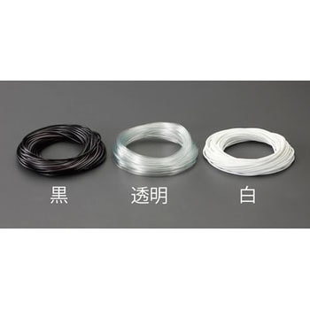 6.0x0.4mmx100m ビニール絶縁チューブ(透明 エスコ
