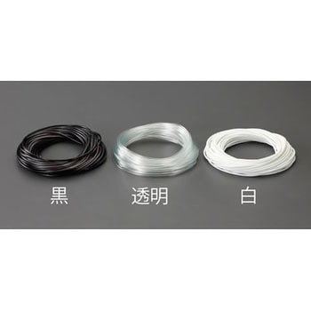 5.0x0.4mmx 20m ビニール絶縁チューブ(黒) エスコ