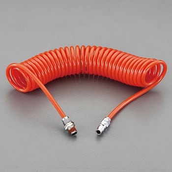 5.0/8.0mmx3.0m ウレタンホース(プラグ付) エスコ