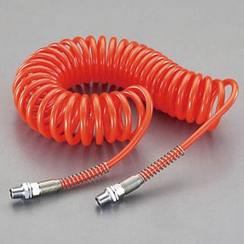 5.0/8.0mmx9.6m ウレタンホース(雄ねじ付) エスコ