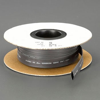 10 mmx 10m 熱収縮チューブ(黒) エスコ