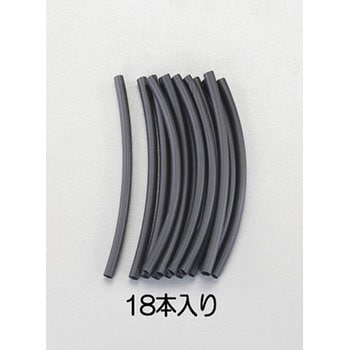 4.7 x152mm 熱収縮チューブ(黒) エスコ