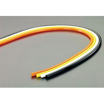 3.7/6.0mmx20m ソフトウレタンチューブ(黄) エスコ