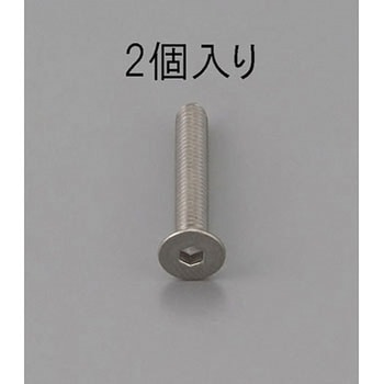 M10x40mm 六角穴付皿頭ボルト(ステンレス製/2本) エスコ