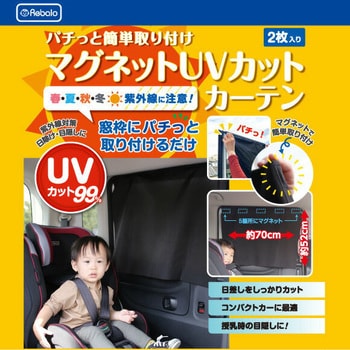 マグネットuvカットカーテン Rebalo 車用カーテン ブラインド 通販モノタロウ Nr644