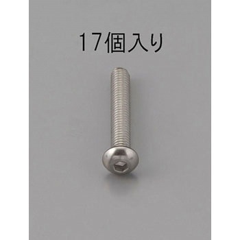 六角穴付鍋頭ボルト(ステンレス製) エスコ