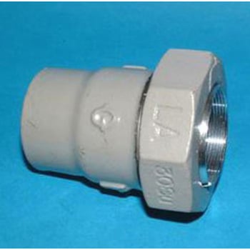 LAカップリング マルチ型 めすアダプター コート品 - リケン