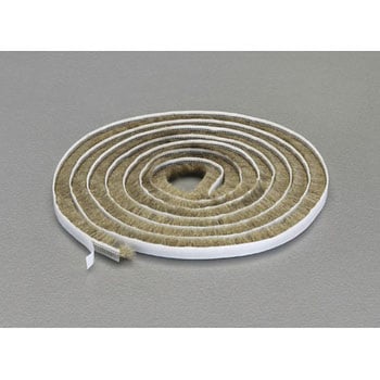 6x9.5mm/2m すき間用モヘアシール材 エスコ