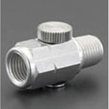 Rc1/4"xR 1/4" 流量調整器 エスコ