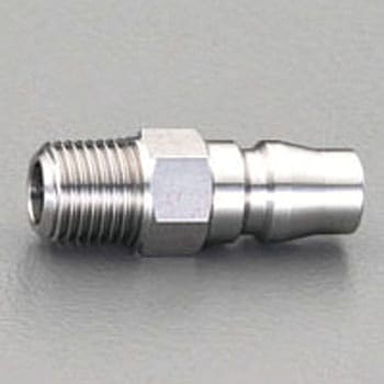 R 1/4" 雄ねじプラグ(20型/ステンレス) エスコ