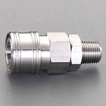 R 3/8" 雄ねじソケット(20型/ステンレス) エスコ
