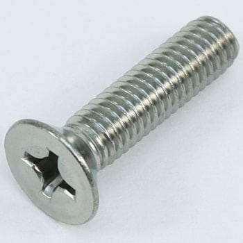 M6 x25mm 皿頭小ねじ(ステンレス製/4本) エスコ