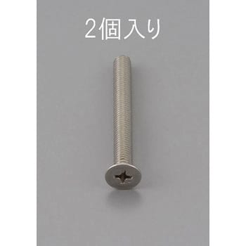 M6 x40mm 皿頭小ねじ(ステンレス製/2本) エスコ
