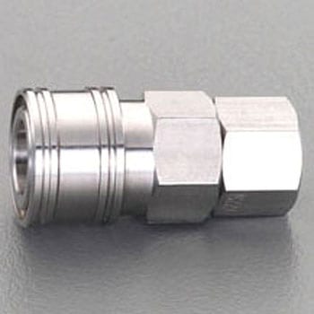 Rc 3/8" 雌ねじソケット(20型/ステンレス) エスコ