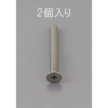 M6 x45mm 皿頭小ねじ(ステンレス製/2本) エスコ