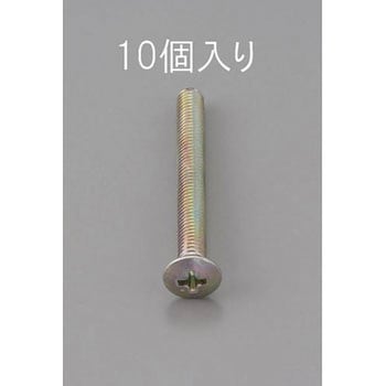M4 x40mm 丸皿頭小ねじ(三価クロメート/10本) エスコ