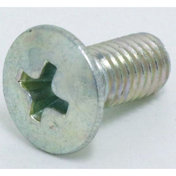M5 x12mm 丸皿頭小ねじ(三価クロメート/18本) - エスコ