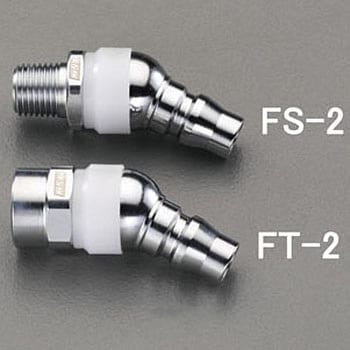 エスコ Ｒ１／４”スイベル式雄ねじプラグ 1個 EA140FS-2 人気上昇中 ...