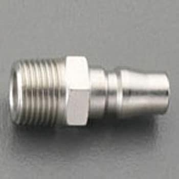 R 1/2" 雄ねじプラグ(スチール製) エスコ