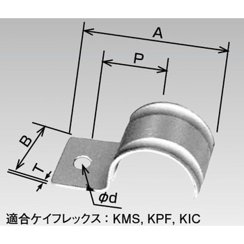 ケイフレックス用片サドル