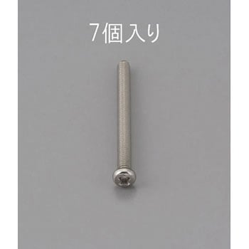 M4 x30mm 鍋頭小ねじ(ステンレス製/7本) エスコ
