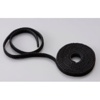 10mmx2.0m 両面マジックバンド(黒) エスコ