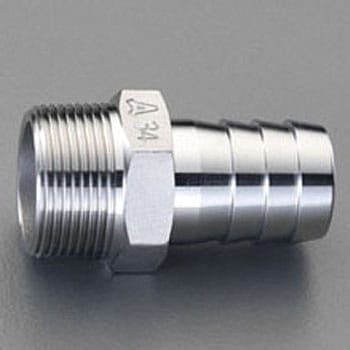 R  2"  x 52mm 雄ねじステム(ステンレス製) エスコ