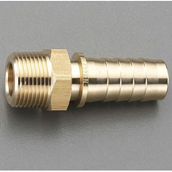 R1・1/2"x38mm 雄ねじステム(スチーム用/真鍮製) エスコ