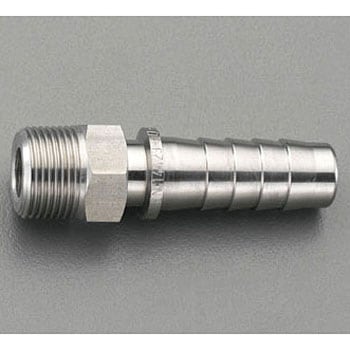 R 1/2"x13mm 雄ねじステム(スチーム用/ステンレス製) エスコ